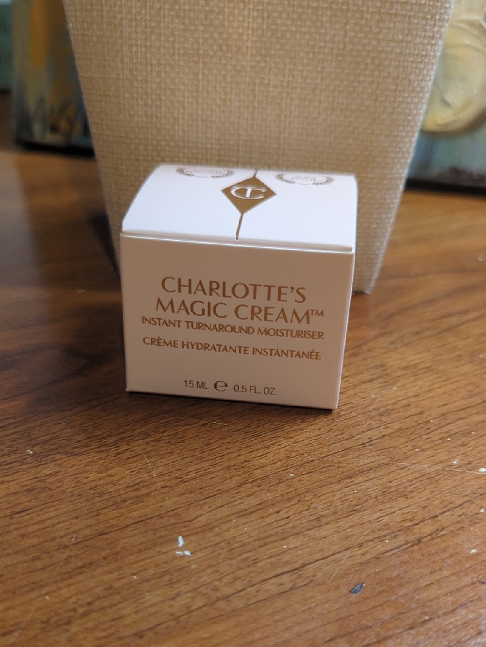 Charlotte Tilbury Magic Cream Moisturiser - White and Gold Box